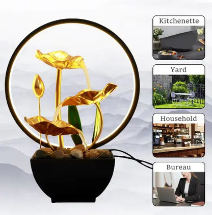 Desktop Circulate Waterfall Decor